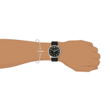 FOSSIL FS5926 BLACK LEATHER MEN WATCH
