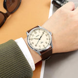 FOSSIL FS5927 BROWN LEATHER MEN WATCH