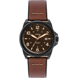 FOSSIL FS5938 BROWN LEATHER MEN WATCH
