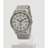 Fossil Silver Dial And Milanes Stainless Steel  Men Watch FS5948