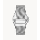 Fossil Silver Dial And Milanes Stainless Steel  Men Watch FS5948