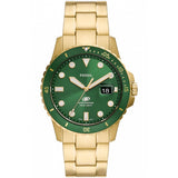 Fossil Three-Hand Date Gold-Tone Stainless Steel Men Watch FS5950