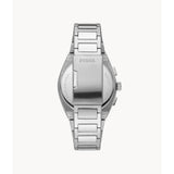 Fossil Green Dial And Silver Stainless Steel Men Watch FS5964
