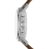 FOSSIL Q GRANT STAINLESS STEEL FTW1118 LEATHER HYBRID MEN'S SMARTWATCH