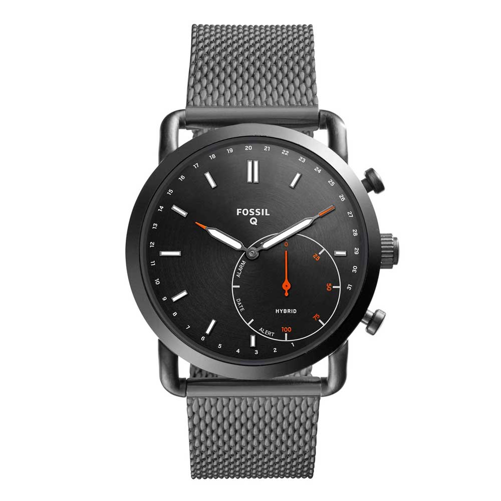 FOSSIL Q COMMUTER DIGITAL GUNMETAL STAINLESS STEEL FTW1161 HYBRID SMARTWATCH - H2 Hub Watches