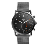 FOSSIL Q COMMUTER DIGITAL GUNMETAL STAINLESS STEEL FTW1161 HYBRID SMARTWATCH - H2 Hub Watches