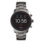 FOSSIL Q EXPLORIST DIGITAL GREY STAINLESS STEEL HR FTW4012 SMARTWATCH - H2 Hub Watches