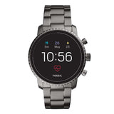 FOSSIL Q EXPLORIST DIGITAL GREY STAINLESS STEEL HR FTW4012 SMARTWATCH - H2 Hub Watches