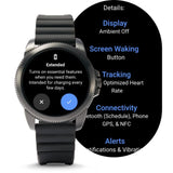 FOSSIL GEN 5E FTW4047 SMARTWATCH BLACK SILICONE MEN'S WATCH