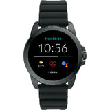 FOSSIL GEN 5E FTW4047 SMARTWATCH BLACK SILICONE MEN'S WATCH