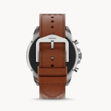 FOSSIL FTW4068 BROWN LEATHER MEN  SMARTWATCH