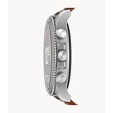 FOSSIL FTW4068 BROWN LEATHER MEN  SMARTWATCH