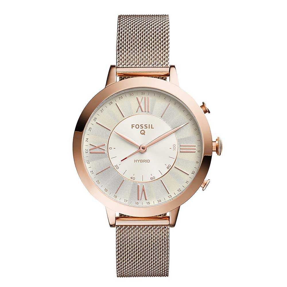 FOSSIL Q JACQUELINE DIGITAL SILVER STAINLESS STEEL FTW5018 HYBRID SMARTWATCH - H2 Hub Watches
