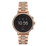 FOSSIL Q VENTURE HR DIGITAL ROSE GOLD STAINLESS STEEL FTW6011 SMARTWATCH - H2 Hub Watches