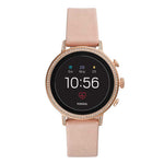FOSSIL Q VENTURE HR STAINLESS STEEL FTW6015 BLUSH HYBRID WOMEN SMARTWATCH - H2 Hub Watches