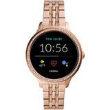 FOSSIL GEN 5E SMARTWATCH ROSE GOLD-TONE STAINLESS STEEL FTW6073  WOMEN'S WATCH