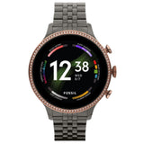 Fossil Smart Watch FTW6078 Gunmetal Stainless Steel Unisex Watch