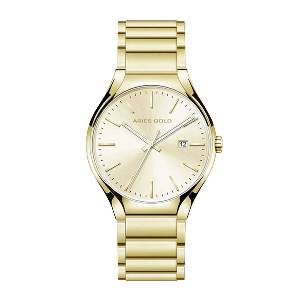ARIES GOLD URBAN GOLD STAINLESS STEEL G 1005Z G-G MEN'S WATCH - H2 Hub Watches