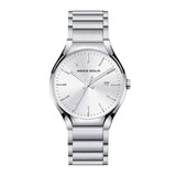 ARIES GOLD URBAN SILVER STAINLESS STEEL G 1005Z S-S MEN'S WATCH - H2 Hub Watches
