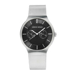 ARIES GOLD MULTIFUNCTION QUARTZ STAINLESS STEEL TRAVELLER G 1016Z S-BK MEN'S WATCH - H2 Hub Watches