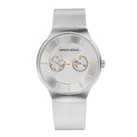 ARIES GOLD MULTIFUNCTION QUARTZ STAINLESS STEEL G 1016Z S-S MEN'S WATCH - H2 Hub Watches
