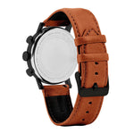 ARIES GOLD URBAN JOURNEY G 1025 BK-BEI BROWN LEATHER STRAP MEN'S WATCH - H2 Hub Watches