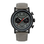ARIES GOLD URBAN JOURNEY G 1025 BK-GY GREY LEATHER STRAP MEN'S WATCH - H2 Hub Watches