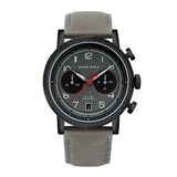 ARIES GOLD URBAN JOURNEY G 1025 BK-GY GREY LEATHER STRAP MEN'S WATCH - H2 Hub Watches