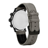 ARIES GOLD URBAN JOURNEY G 1025 BK-GY GREY LEATHER STRAP MEN'S WATCH - H2 Hub Watches
