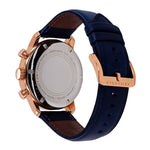 ARIES GOLD URBAN ETERNAL G 1027 RG-BU BLUE LEATHER STRAP MEN'S WATCH - H2 Hub Watches
