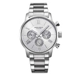 ARIES GOLD URBAN ETERNAL SILVER STAINLESS STEEL G 103 S-S MEN'S WATCH - H2 Hub Watches