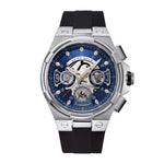 ARIES GOLD ANALOG LIGHTNING STAINLESS STEEL G 7003 S-BUS BLACK RUBBER STRAP MEN'S WATCH - H2 Hub Watches