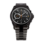 ARIES GOLD CHRONOGRAPH INSPIRE CHAMPION BLACK STAINLESS STEEL G 725A CP-BLACK MEN'S WATCH - H2 Hub Watches
