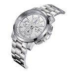 ARIES GOLD INSPIRE CONTENDER SILVER STAINLESS STEEL G 7301 S-SILVER MEN'S WATCH - H2 Hub Watches