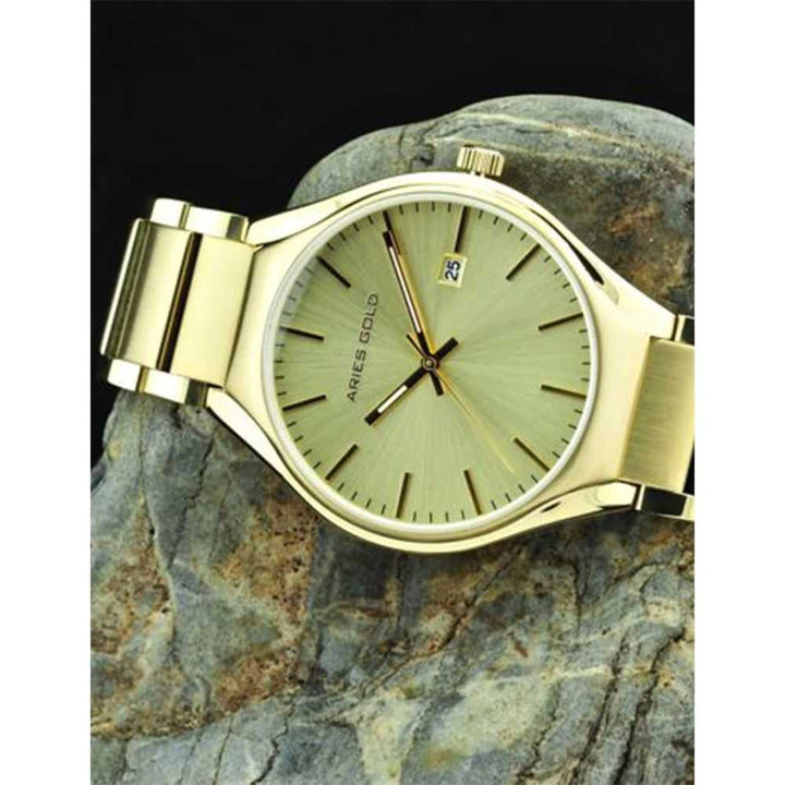 ARIES GOLD URBAN GOLD STAINLESS STEEL G 1005Z G-G MEN'S WATCH - H2 Hub Watches