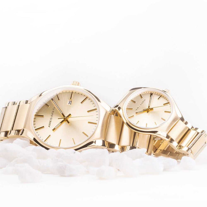 ARIES GOLD URBAN GOLD STAINLESS STEEL G 1005Z G-G MEN'S WATCH - H2 Hub Watches