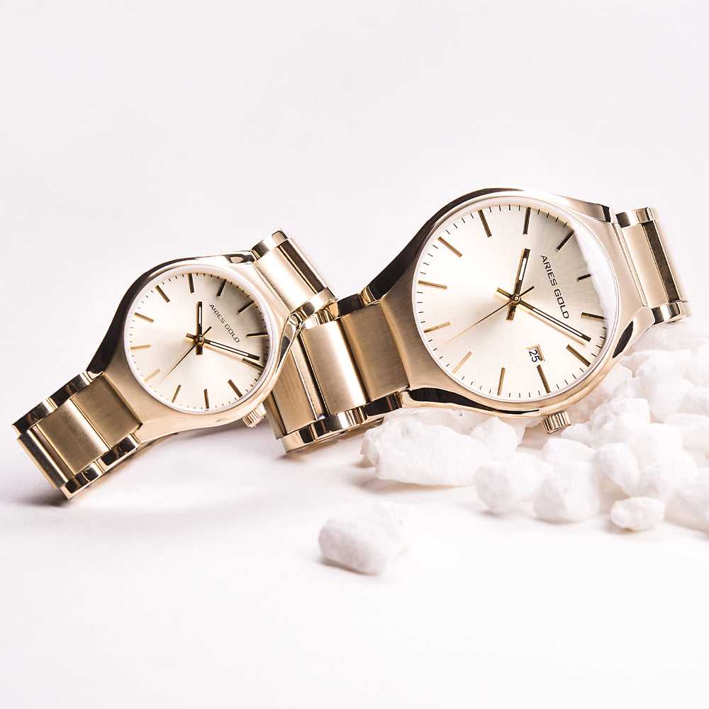 ARIES GOLD URBAN GOLD STAINLESS STEEL G 1005Z G-G MEN'S WATCH - H2 Hub Watches