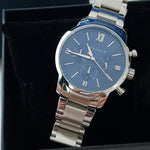 ARIES GOLD URBAN ETERNAL SILVER STAINLESS STEEL G 1027 S-BU MEN'S WATCH - H2 Hub Watches