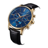 ARIES GOLD BELFAST 102 QUARTZ G 102 G-BUG BLACK LEATHER MEN'S WATCH