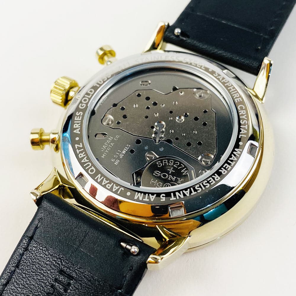 ARIES GOLD VENTURER G 1033 G-W CHRONOGRAPH MEN'S WATCH - H2 Hub Watches