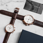 ARIES GOLD VENTURER G 1033 RG-W CHRONOGRAPH MEN'S WATCH - H2 Hub Watches