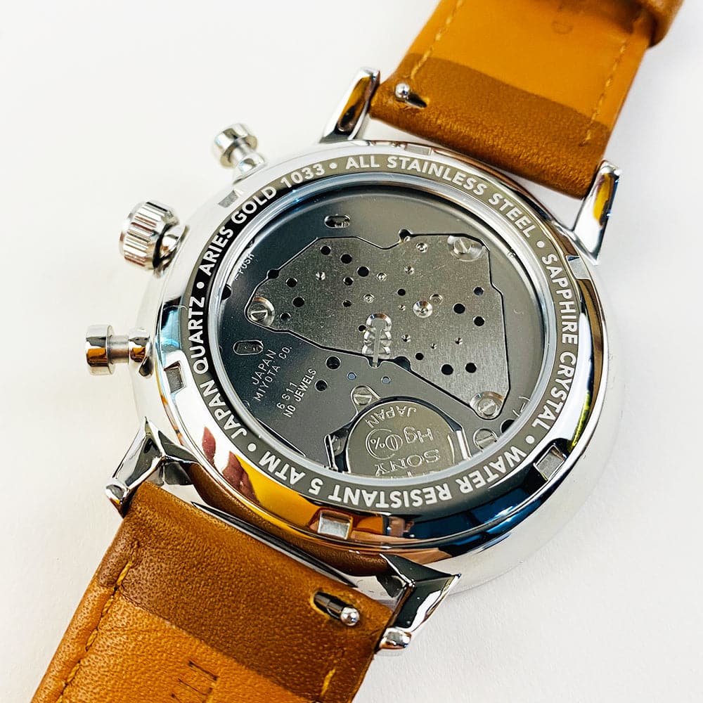 ARIES GOLD VENTURER G 1033 S-S CHRONOGRAPH MEN'S WATCH - H2 Hub Watches