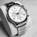 ARIES GOLD URBAN ETERNAL SILVER STAINLESS STEEL G 103 S-S MEN'S WATCH - H2 Hub Watches