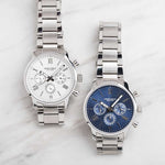 ARIES GOLD URBAN ETERNAL SILVER STAINLESS STEEL G 103 S-S MEN'S WATCH - H2 Hub Watches
