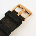ARIES GOLD CHRONOGRAPH JOLTER ROSE GOLD STAINLESS STEEL G 7008 RG-BK BROWN LEATHER STRAP MEN'S WATCH - H2 Hub Watches