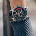 ARIES GOLD CHRONOGRAPH JOLTER SILVER STAINLESS STEEL G 7008 S-BU-L WOMEN'S WATCH - H2 Hub Watches