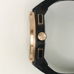 ARIES GOLD ANALOG LIGHTNING ROSE GOLD STAINLESS STEEL G 7016 BKRG-BKRG MEN'S WATCH - H2 Hub Watches