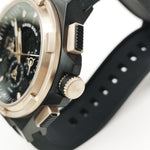 ARIES GOLD ANALOG LIGHTNING ROSE GOLD STAINLESS STEEL G 7016 BKRG-BKRG MEN'S WATCH - H2 Hub Watches