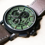 ARIES GOLD HAWK G 7018 BK-GN MEN'S WATCH - H2 Hub Watches