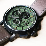 ARIES GOLD HAWK G 7018 BK-GN MEN'S WATCH - H2 Hub Watches